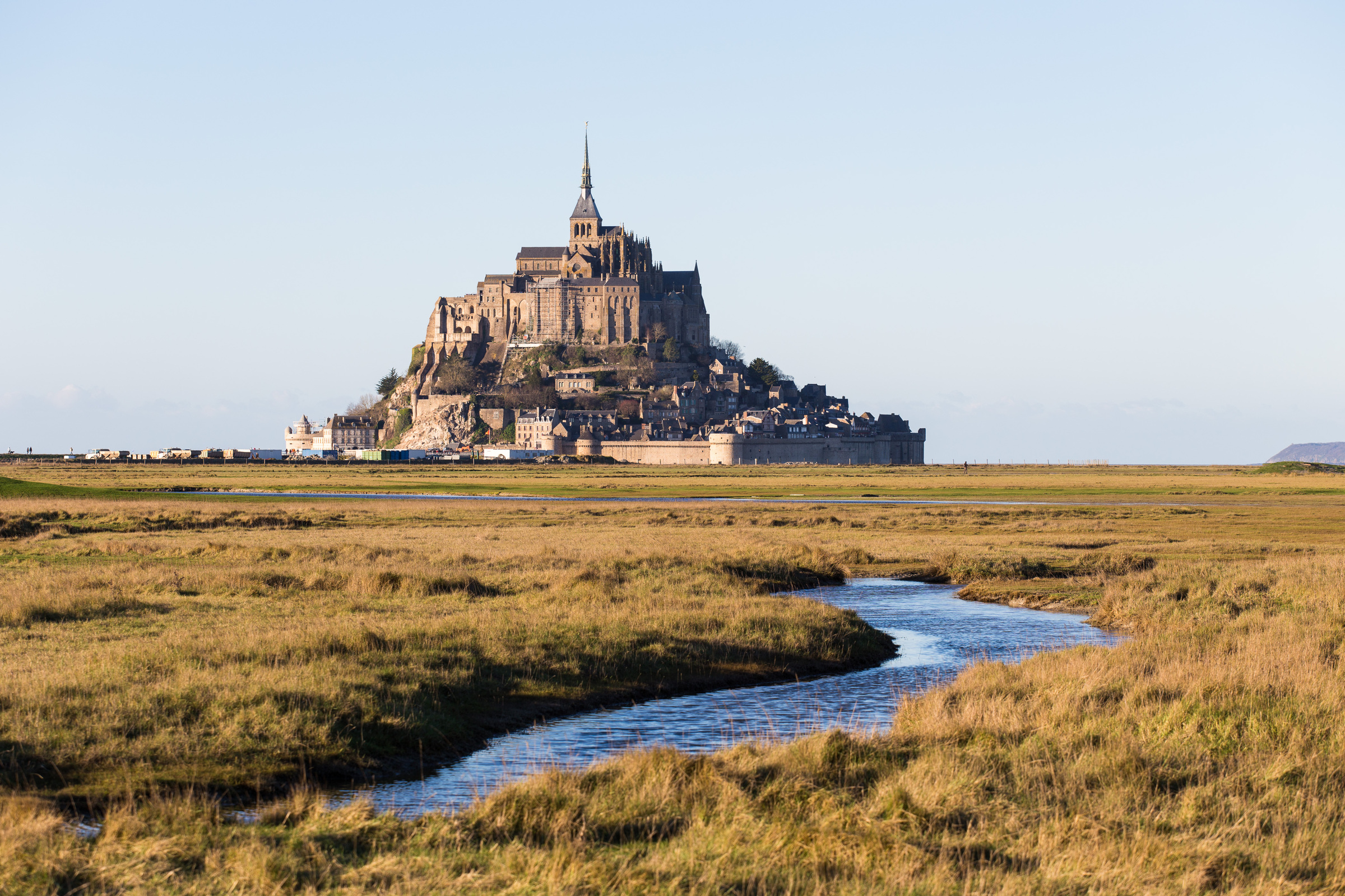 Kanal am Mont-Saint-Michel