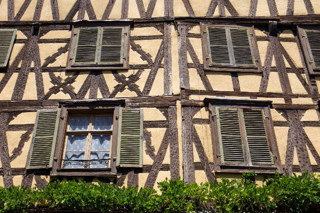 Hausfassade in Riquewihr