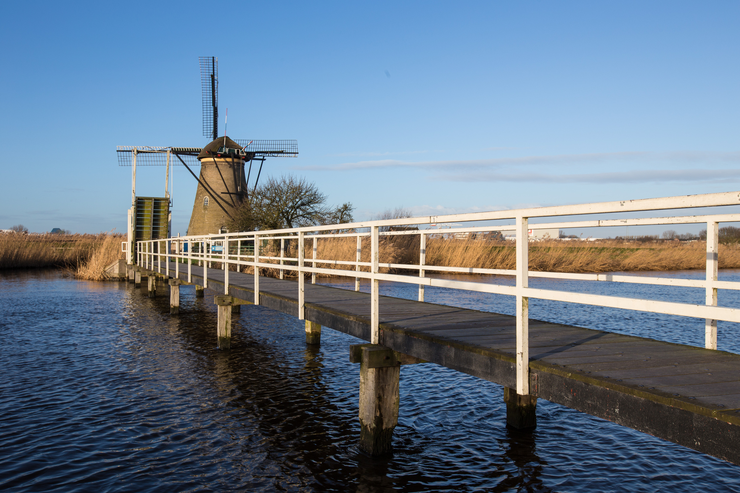 Steg zu einer Windmühle