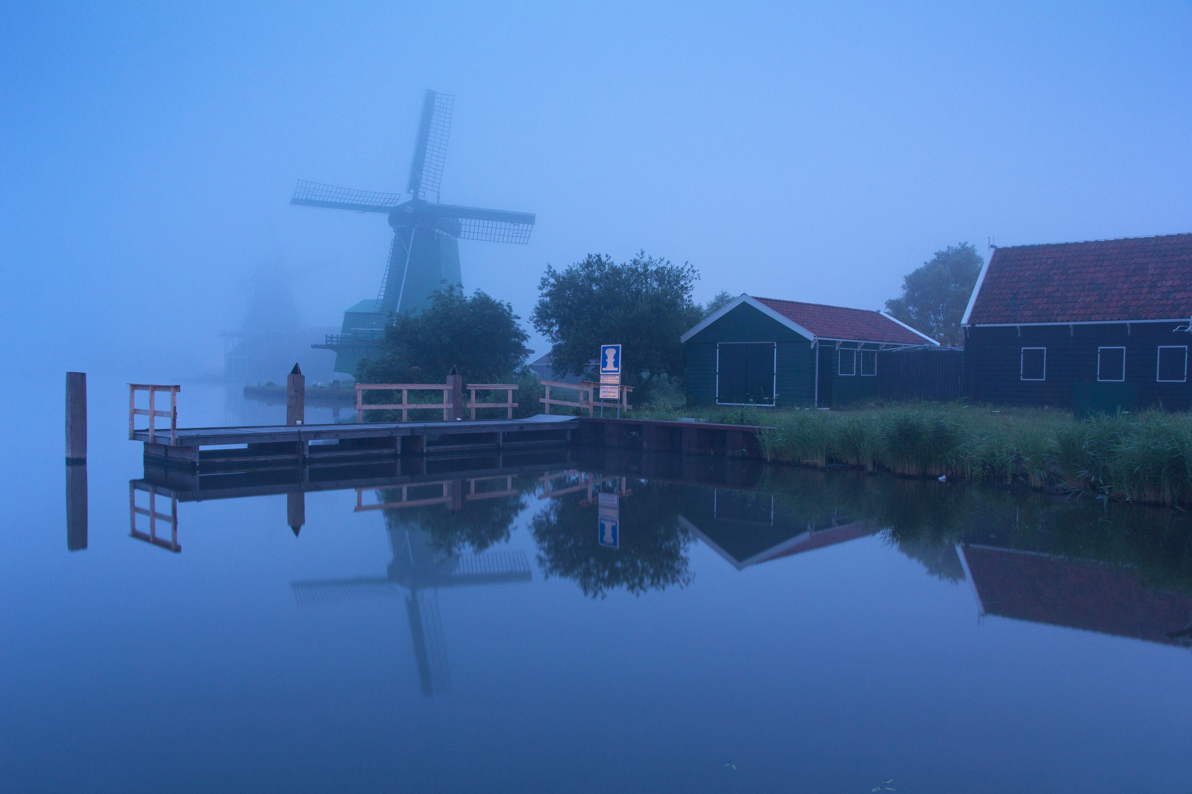 Nebel in Zaanse Schans