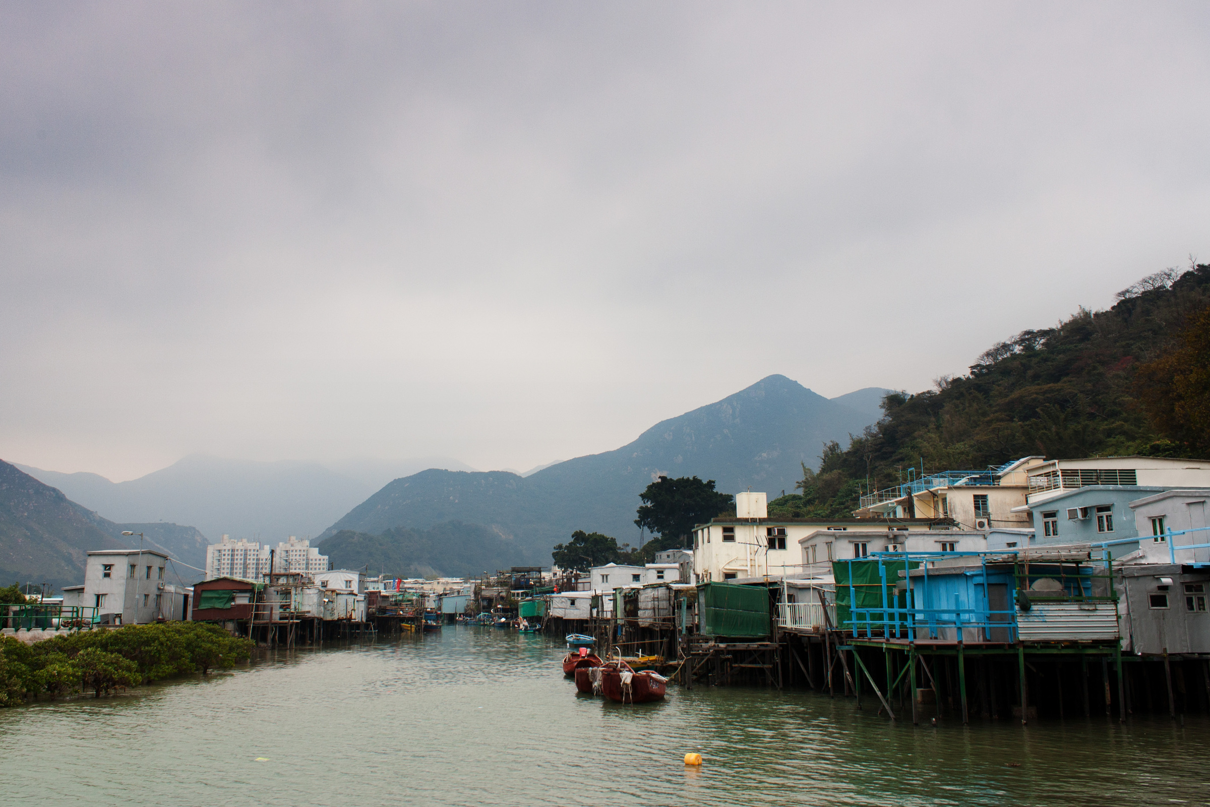 Dorf auf Lantau Island