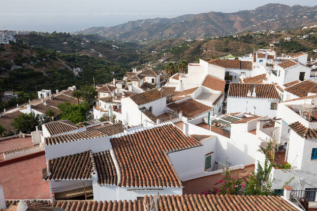 Das Bergdorf Frigiliana in Andalusien