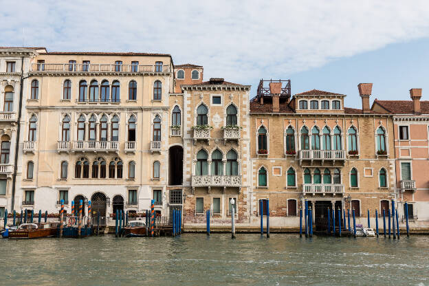 Häuser am Canal Grande in Venedig