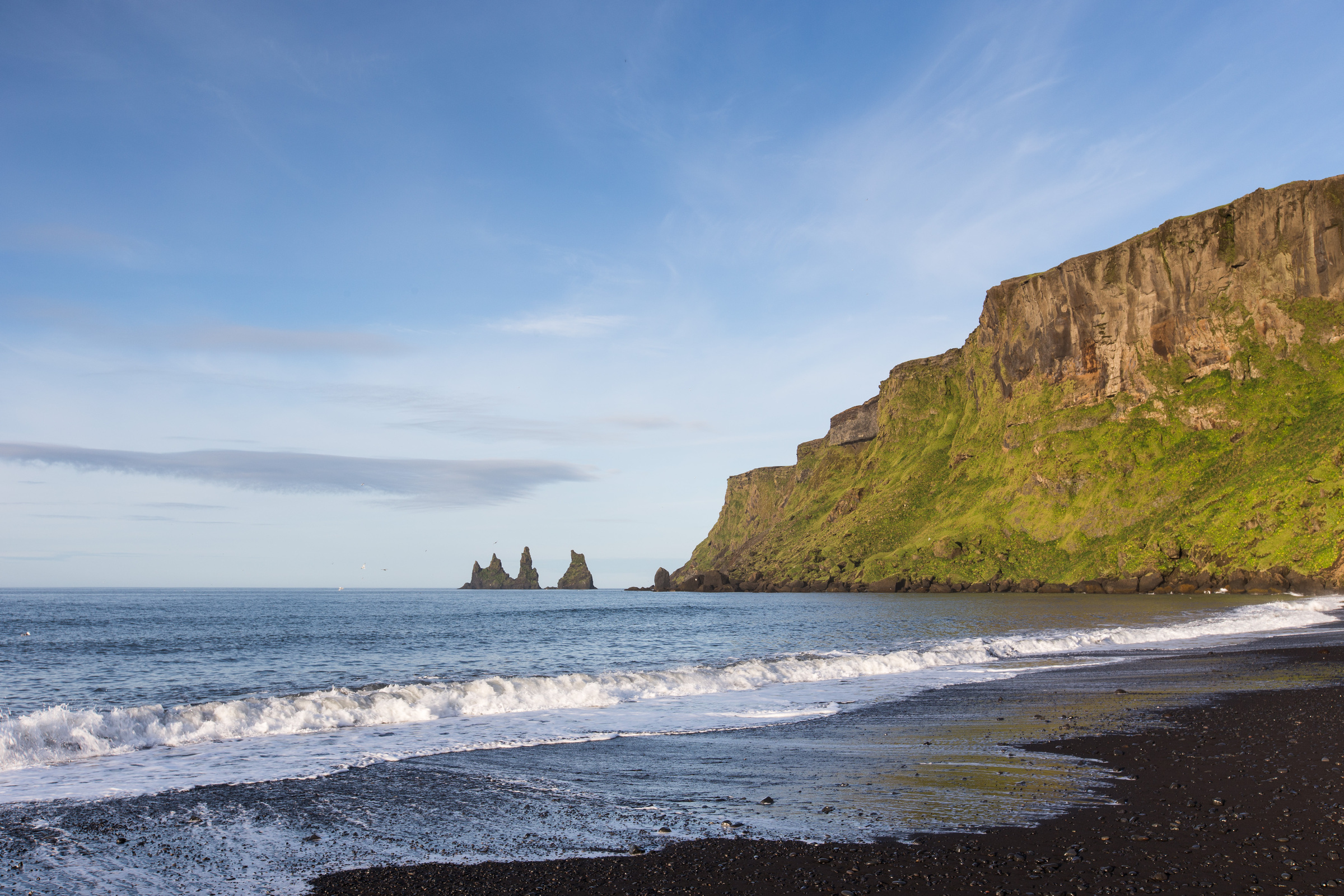 Klippen bei Vík í Mýrdal