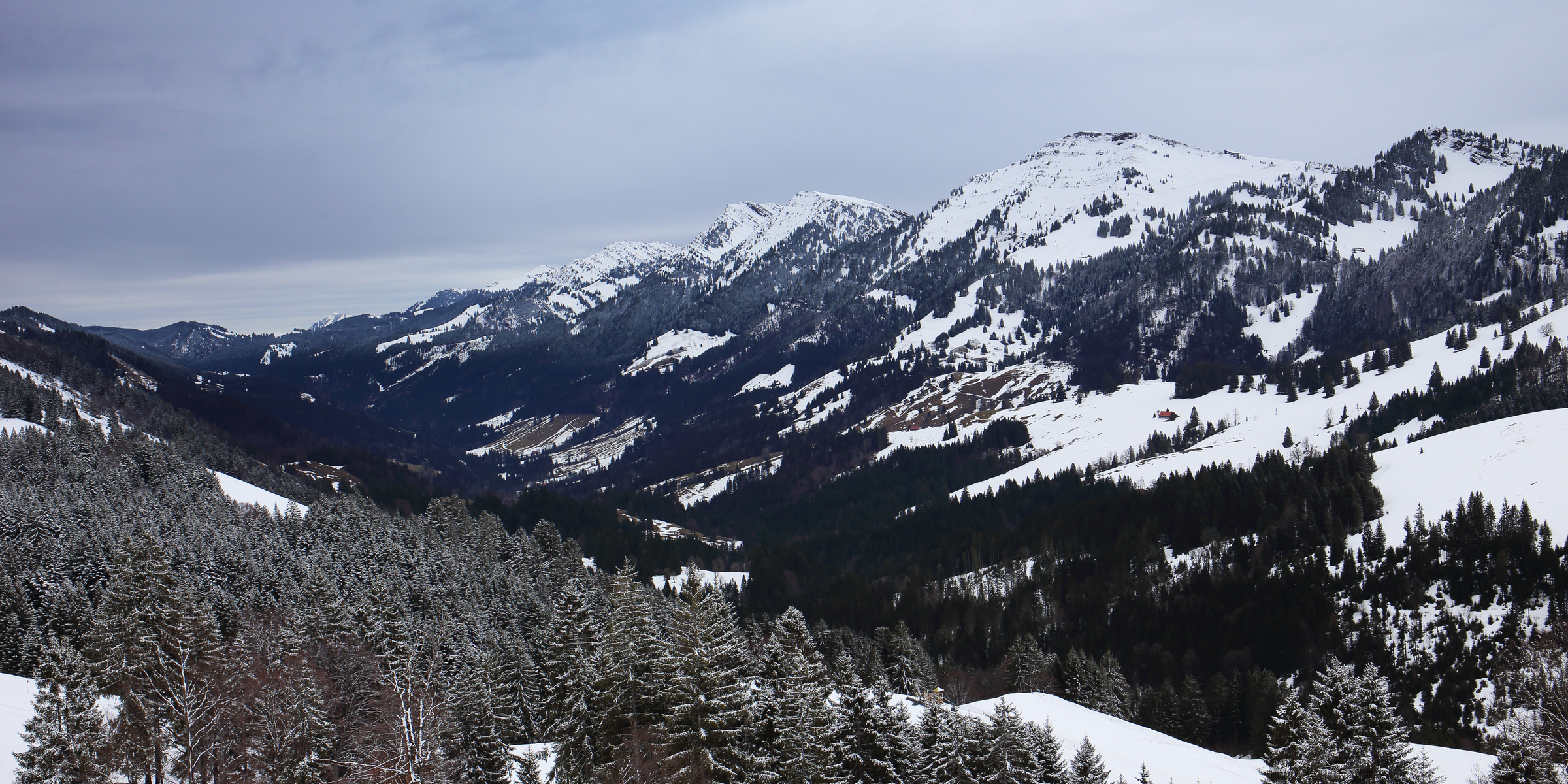 verschneites Lanzenbachtal