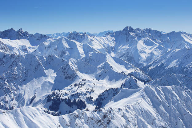 Ausblick vom Nebelhorn 