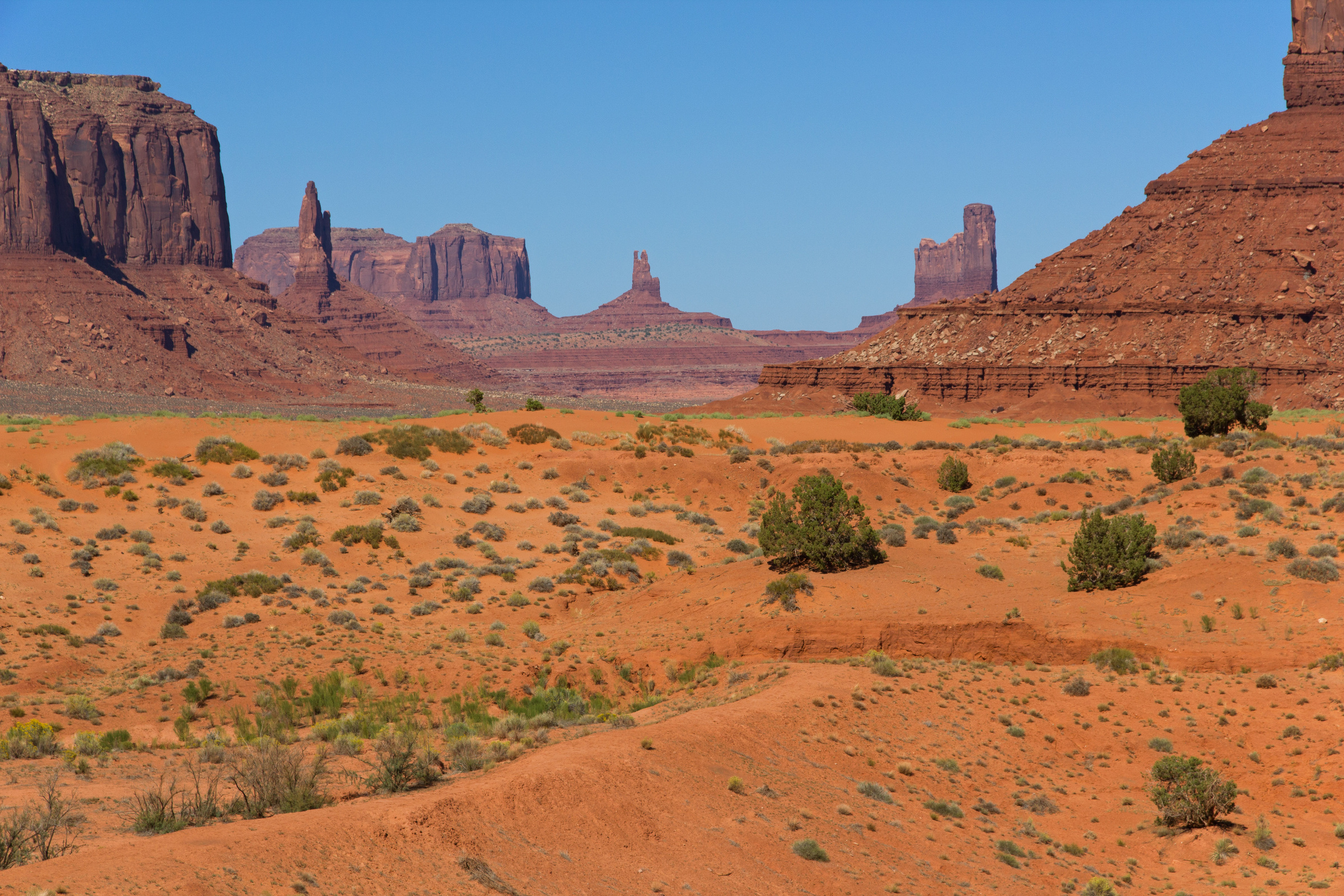 Tafelberge im Monument Valley