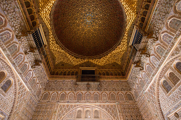 Decke im Reales Alcázares de Sevilla