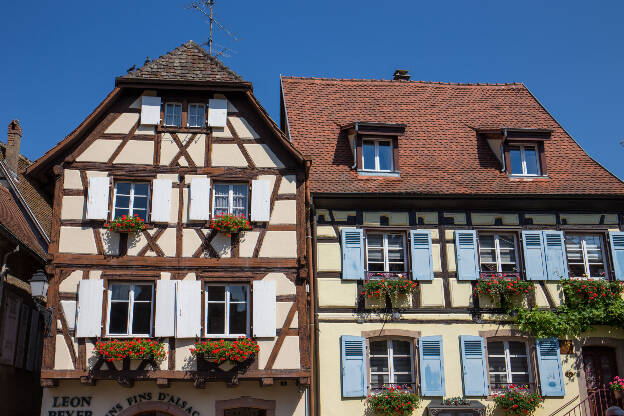 Fachwerkhäuser in Eguisheim