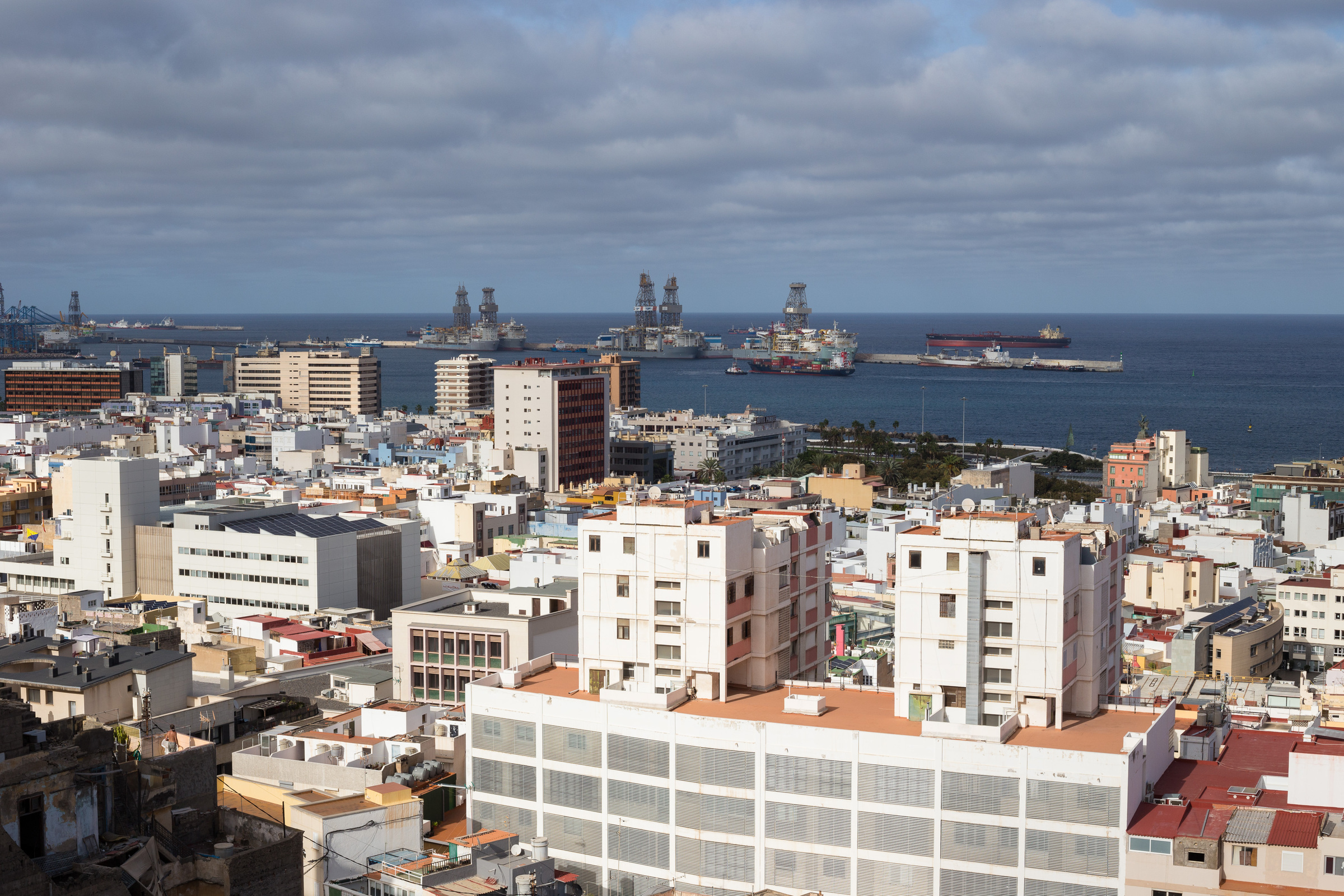 Häuser im Stadtzentrum von Las Palmas