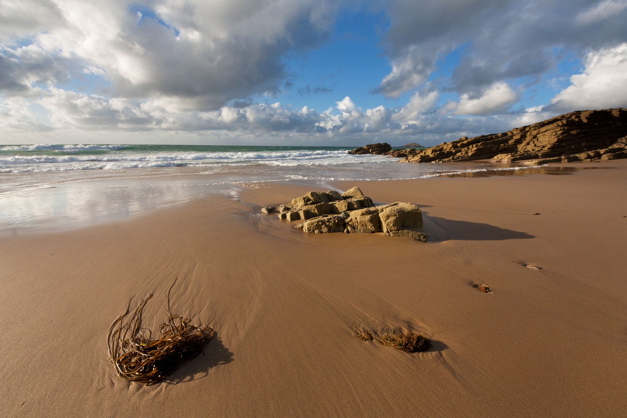 Strand in der Bretagne