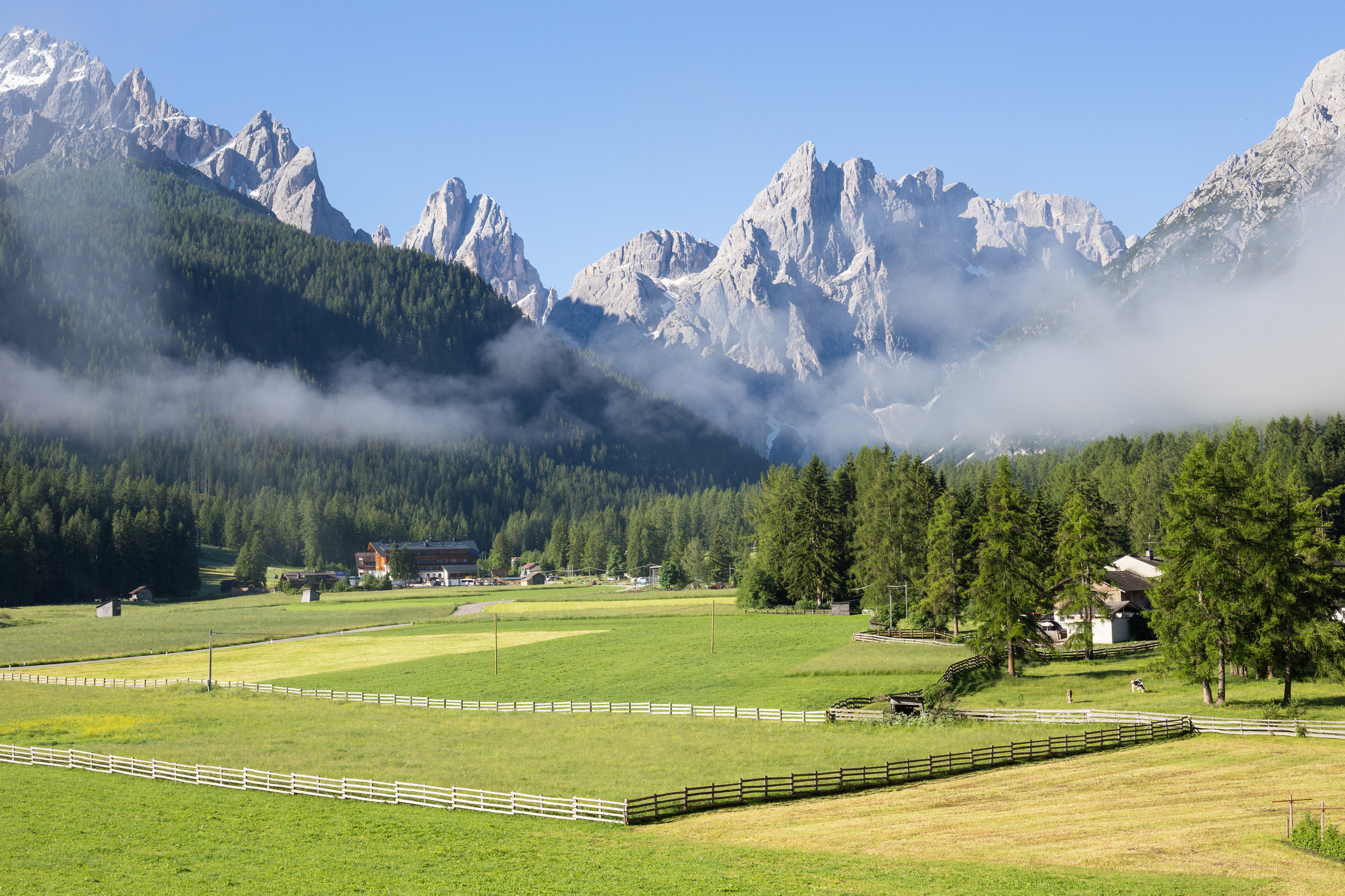 auflösender Nebel im Fischleintal