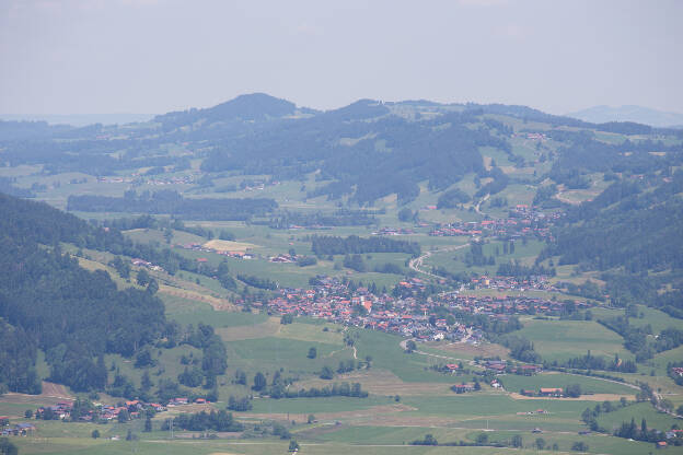 Blick vom Mittagberg nach Rettenberg