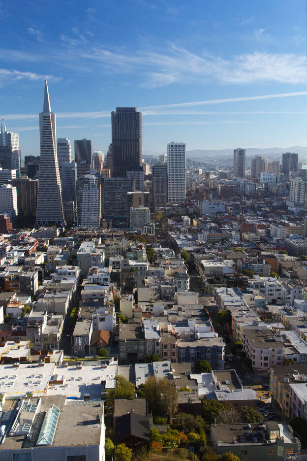 Blick auf San Francisco