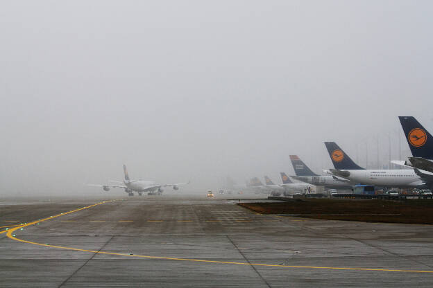 Flugzeuge am Flughafen München