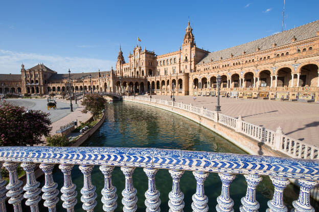 Brücke am Plaza de España