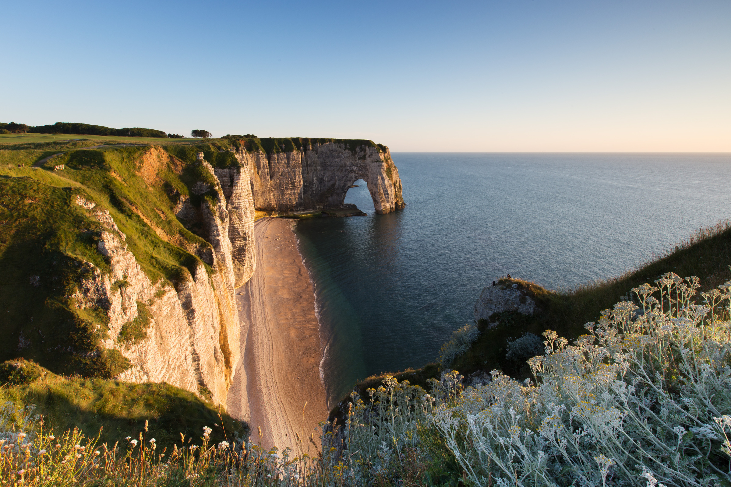 Die Klippen von Etretat
