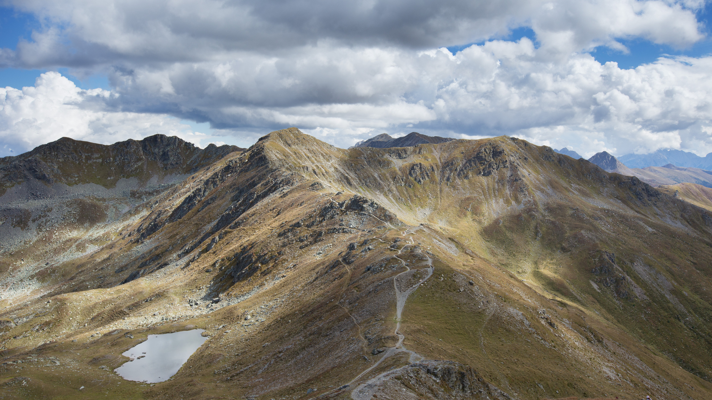 Wolkenspiel über dem Karnischen Hauptkamm