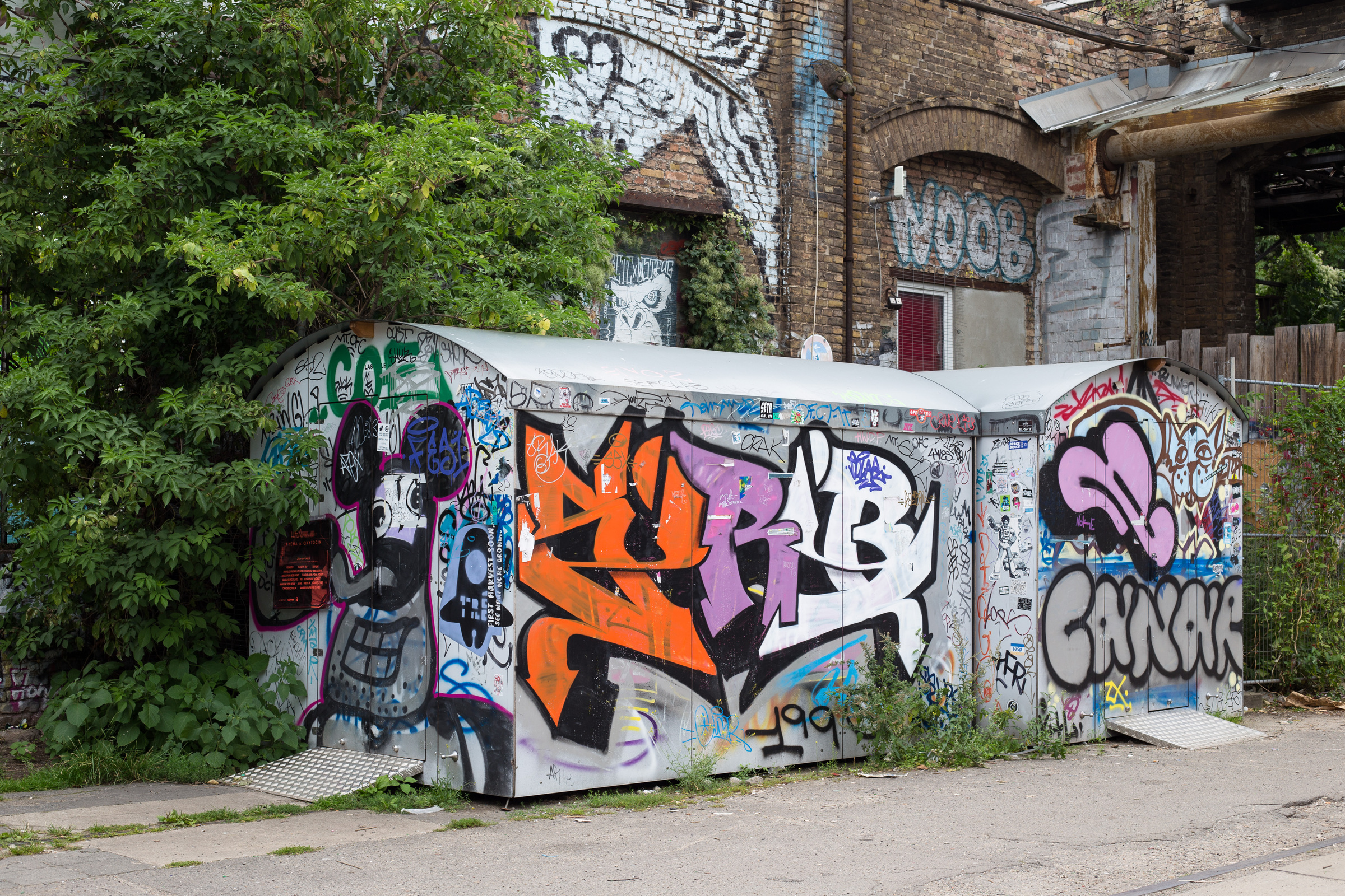 Graffito Streetart in Berlin