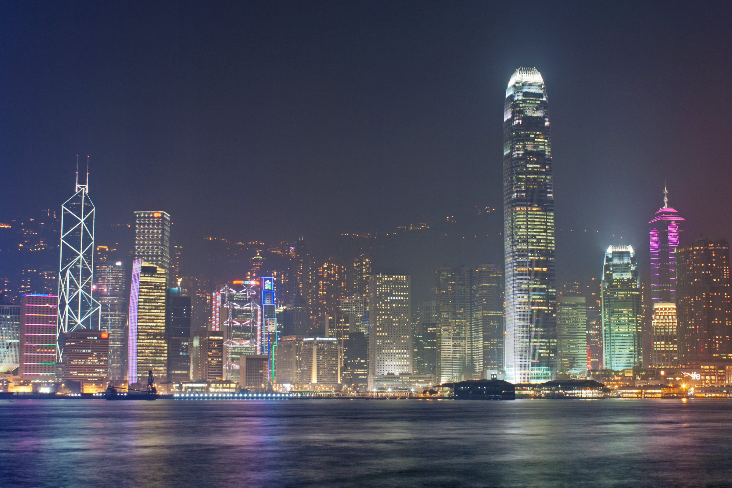 Skyline von Hong Kong Island