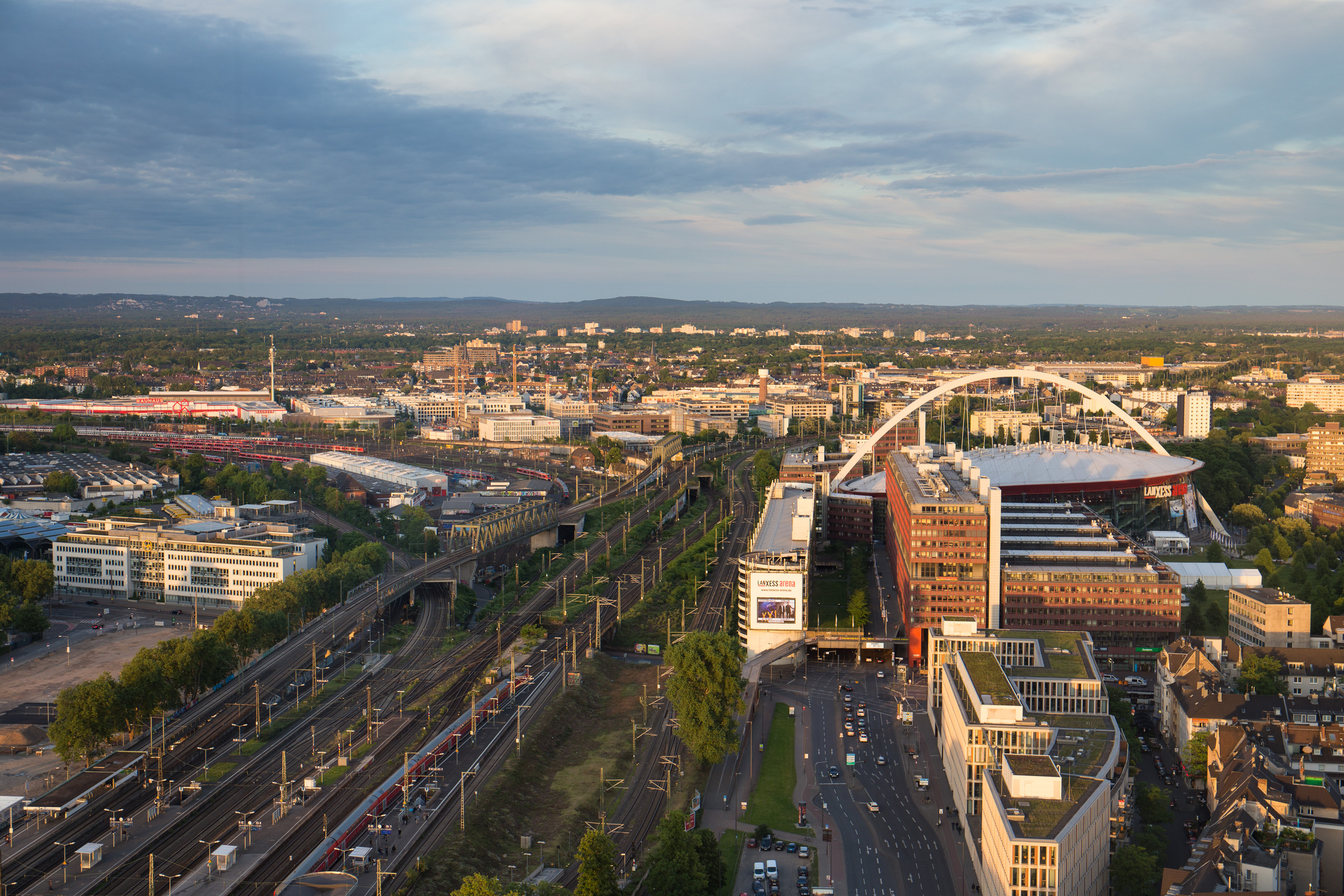 Blick über Köln Deutz