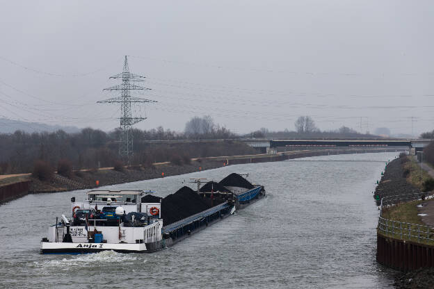 Binnenschifffahrt auf der Lippe