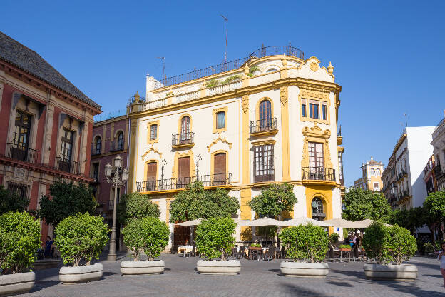 barockes Haus am Plaza Virgen de los Reyes
