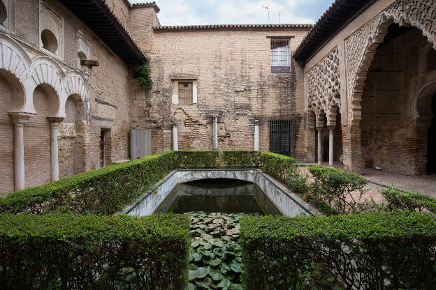 Innenhof in der Reales Alcázares de Sevilla