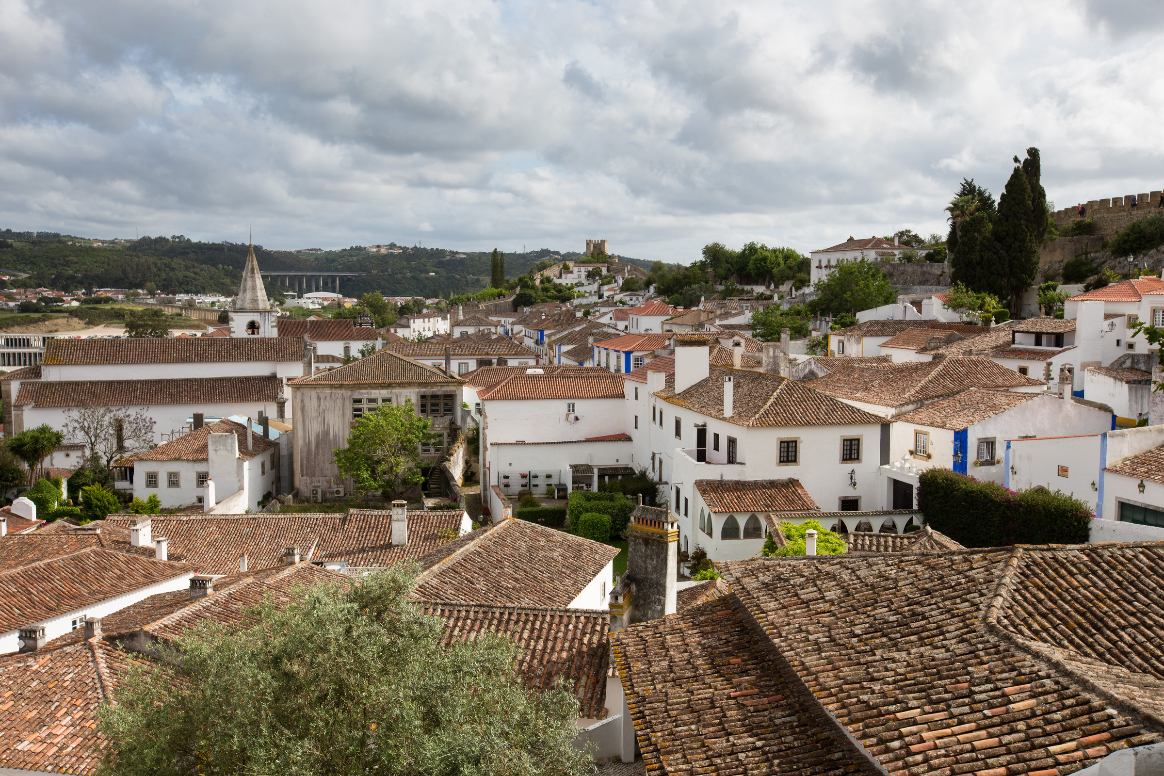 Ausblick auf Óbidos